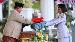 Presiden Prabowo Pimpin Upacara Penurunan Bendera Merah Putih di Istana Merdeka, Tegaskan Semangat Kebersamaan di HUT ke-81 Kemerdekaan RI