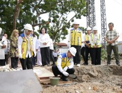Wali Kota Mahyaruddin Salim Peletakan Batu Pertama Pembangunan/Rehabilitasi Gedung RSUD dr Tengku Mansyur Kota Tanjungbalai