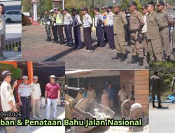 Sosialisasi Penertiban Bahu Jalan Nasional Sepanjang Jalan Poros Malabbo Kota Mamasa