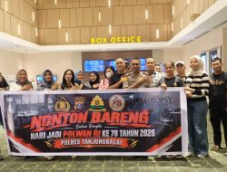 Sambut Hari Jadi Polwan ke-78, Polres Tanjungbalai Gelar Nobar Bersama Film “Autopsy”