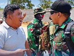 Personel TNI Turun Mengamankan Jalur Hauling Menuju Jetty PT Indonesia Pomalaa Industry Park 