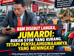 BBM Disebut Langka, Jumardi: Diduga Bukan Stok yang Kurang, tetapi Penyalahgunaannya yang Meningkat