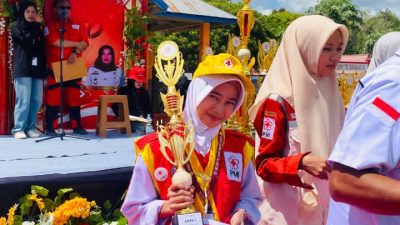 Tim PMR Wira Unit 01 SMADA Enrekang Raih Juara Pertama Lomba Daur Ulang