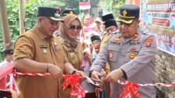 Wujud Nyata Dukung Asta Cita Presiden, Polres Tanjungbalai Resmikan Jembatan Merah Putih di Selat Lancang