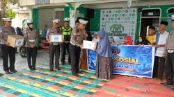 Sambut Hari Lantas ke-71, Satlantas Polres Tanjungbalai Salurkan Bantuan Sembako ke Panti Asuhan dan Warga