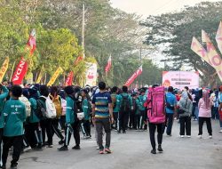 Polres Polman Amankan HAORNAS Movement 2026, Ratusan Peserta Ikuti Jalan Santai