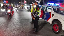 Jaga Kondusifitas Malam Hari, Sat Lantas Polres Tanjungbalai Gencarkan Blue Light Patrol