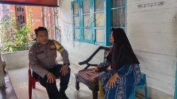 Dekati Warga, Bhabinkamtibmas Polres Tanjungbalai Imbau Masyakarat Tak Mudah Terpancing Isu Hoaks
