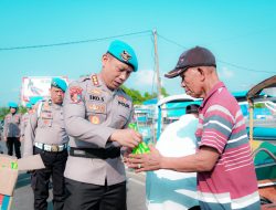 Refleksi 24 Tahun Pengabdian, Bid Propam Polda Sulbar Gelar Bakti Sosial Sasar Tukang Becak