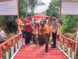 Polres Tanjungbalai Resmikan Jembatan Merah Putih Presisi di Datuk Bandar Timur