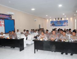 Perkuat Mental dan Spiritual Personel, Polres Tanjungbalai Ikuti Binrohtal Bersama Kapolri dan Gus Baha
