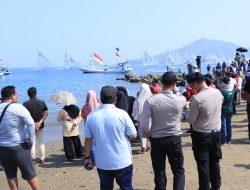 Kapolres Majene Hadiri Pelepasan Etape I Sandeq Silumba 2026 di Pantai Banua Sendana