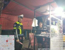 Hadirkan Rasa Aman, Sat Lantas Polres Tanjungbalai Gelar Patroli ‘Polantas Menyapa’ Sasar Pedagang Malam