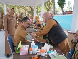 Pemkab Wajo Gelar Cek Kesehatan Gratis bagi Ratusan ASN di Lingkungan Pemerintah Daerah