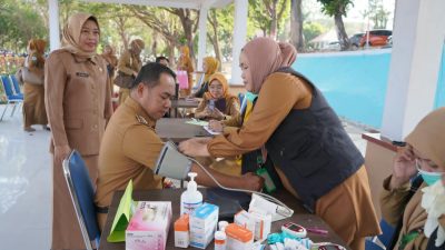 Pemkab Wajo Gelar Cek Kesehatan Gratis bagi Ratusan ASN di Lingkungan Pemerintah Daerah