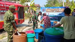 Kodim Polman Salurkan Air Bersih untuk Warga Nepo Disebabkan Akibat Kemarau Panjang