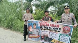 Antisipasi Karhutla, Sat Binmas Polres Tanjungbalai Imbau Warga Tidak Bakar Lahan