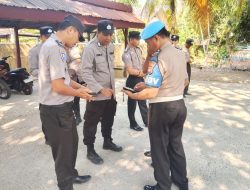 Cegah Pinjol dan Judol, Kapolsek Sendana Sidak Smartphone Personel