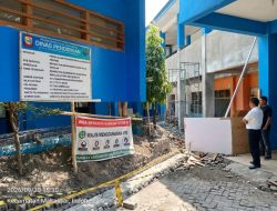 Rehabilitasi SMPN 46 Makassar Jalan 50%, Keselamatan Kerja Jadi Prioritas Utama