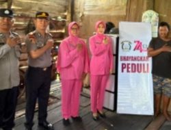 Peringati HKGB ke-74, Bhayangkari dan Polres Tanjungbalai Bedah Rumah Warga Sirantau