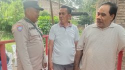 Sapa Warga, Bhabinkamtibmas Ajak Masyarakat Menjaga Kondusivitas dan Bijak Bermedia Sosial