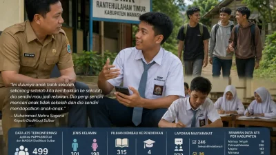 Menginspirasi! Kisah Rio: Dari Anak Tidak Sekolah Jadi Motor Penggerak Program ATS di Mamasa