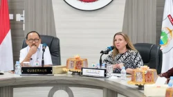 Suhardi Duka Perkenalkan Pastipadu, Konjen Australia Pelajari Program Andalan Sulbar