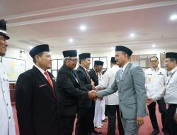 Wali Kota Tanjungbalai Lantik 12 Pejabat Administrator, Pengawas dan Fungsional