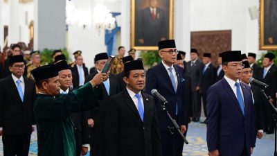 Presiden Prabowo Subianto Resmi Lantik Sejumlah Pejabat Tinggi Negara Sisa Masa Jabatan 2024–2029