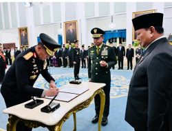 Presiden Prabowo Subianto Lantik Jenderal Pol. Suyudi Ario Seto Sebagai Kapolri