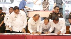 Wali Kota Tanjungbalai Tandatangani MoU “Jaksa Sahabat Pendidik” Bersama Gubernur Sumut dan Kejati