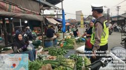 Jaga Kelancaran Lalu Lintas, Sat Lantas Polres Tanjungbalai Imbau Pedagang Tak Berjualan di Badan Jalan
