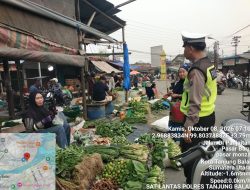 Jaga Kelancaran Lalu Lintas, Sat Lantas Polres Tanjungbalai Imbau Pedagang Tak Berjualan di Badan Jalan